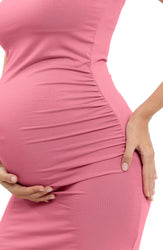 Rose Sleeveless Maternity Dress