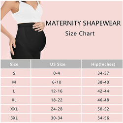 Black Seamless Maternity Shapewear,Prevent Thigh Chaffing, Belly Support